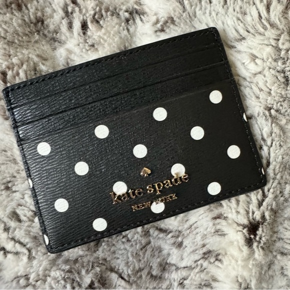 Minnie Mouse Polka Dot Kate Spade Card Holder - Picture 3 of 3